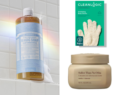 Shower Essentials you NEED 🫧🛁 (sensitive skin friendly) cover photo collage