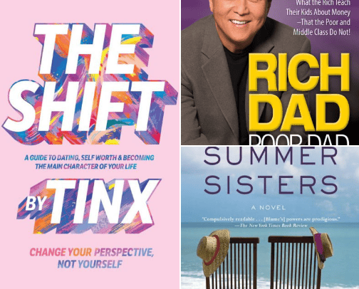 Summer Book List cover photo collage