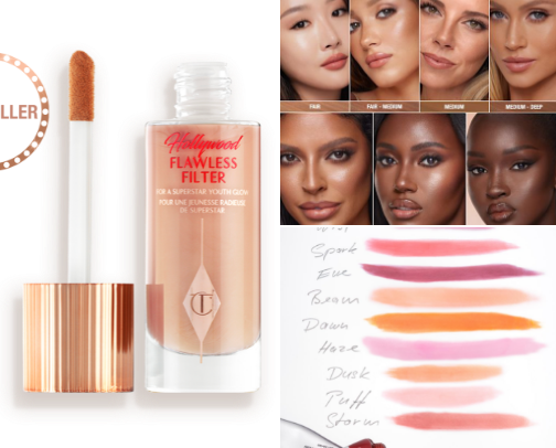 Face Products cover photo collage