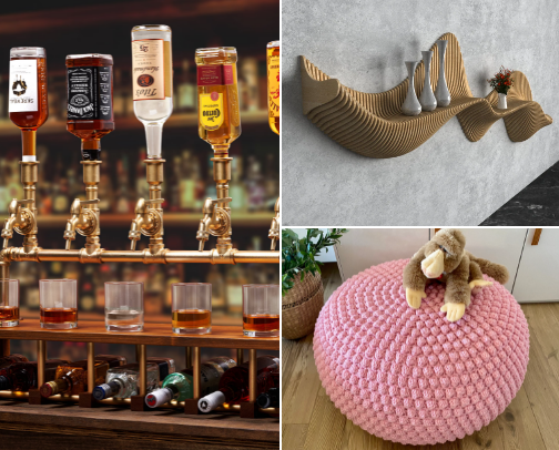 Home accesories cover photo collage
