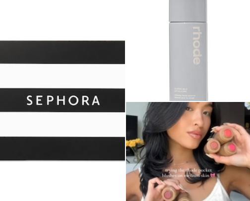 Produit esthétique cover photo collage