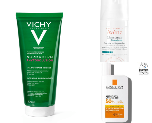 Skincare for oily skin cover photo collage