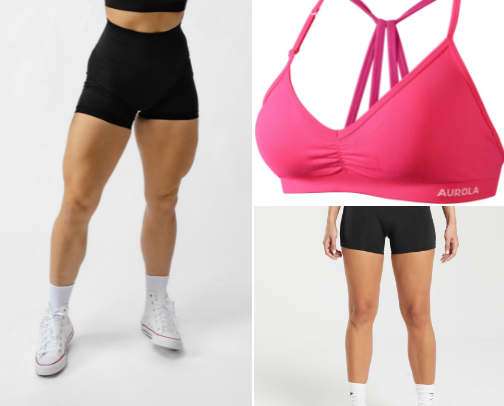 gym girly cover photo collage