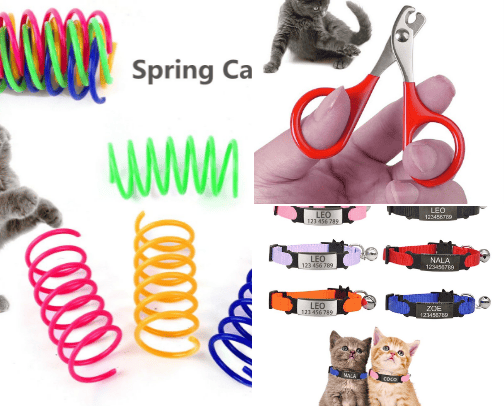 cat supplies cover photo collage