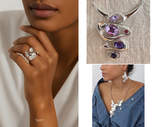 Stylish Silver Jewelry - Look and Feel Sensational! cover photo collage