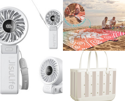 BEACH DAY MUST HAVES (FL GAL EDITION) cover photo collage