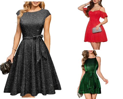 Holiday Dresses cover photo collage