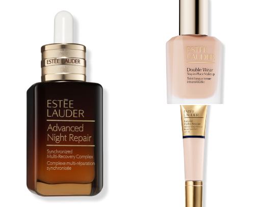 Estée Lauder cover photo collage