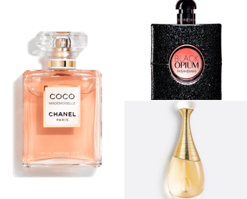 16 Perfumes That Make You Smell Rich All Day cover photo collage