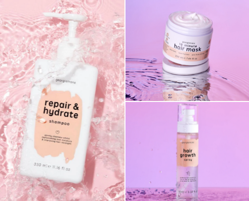 My go-to hair care routine products 👩‍🦳 cover photo collage