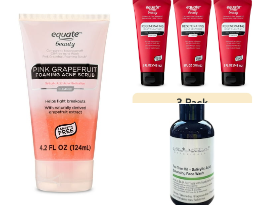 Skin care cover photo collage