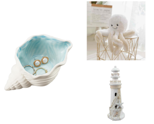 Beach Themed Home Decor cover photo collage