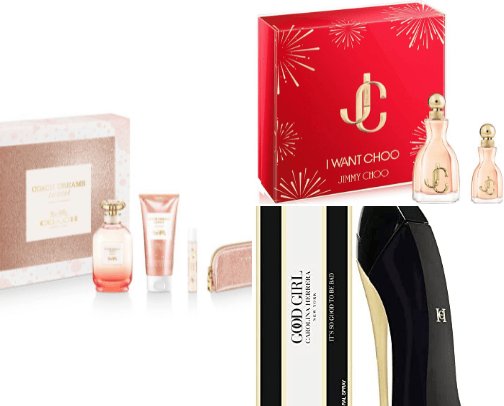 My Holiday Perfume Choices cover photo collage