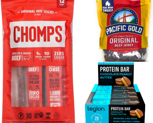HIGH PROTEIN SNAX cover photo collage
