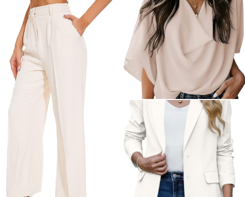 Quiet luxury looks and work wear from Amazon for under $60 cover photo collage