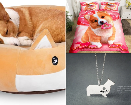 Obsessed with Corgis cover photo collage