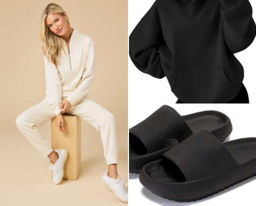 Cozy Loungewear & Matching Sets 🤍 cover photo collage