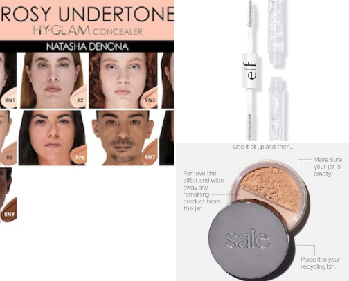 Valery’s makeup routine cover photo collage