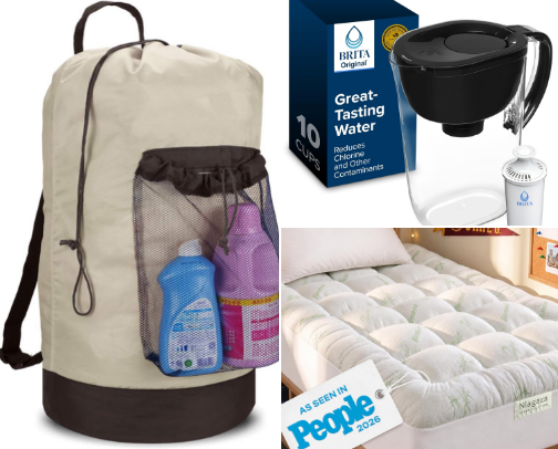 College dorm items that were actually used by my daughter! cover photo collage