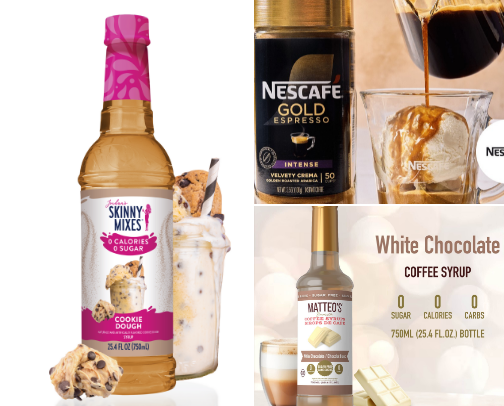 Sugar Free Iced Coffee At Home 🎀 Lazy Girl Style 🎀 cover photo collage