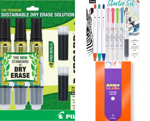 School Supplies cover photo collage