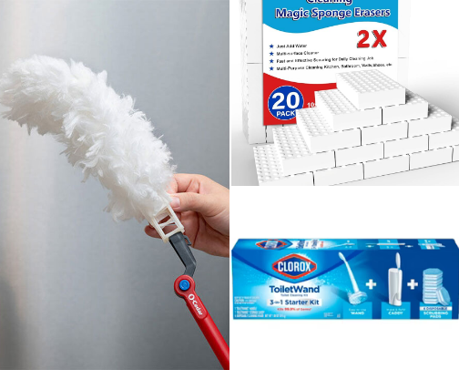 Must-Have Cleaning Products cover photo collage