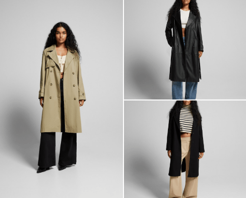 Bershka and I got you, amazing coats and jackets for this fall season cover photo collage