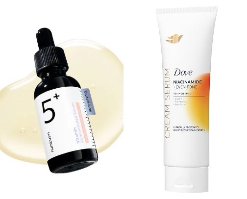 skin lightening products cover photo collage