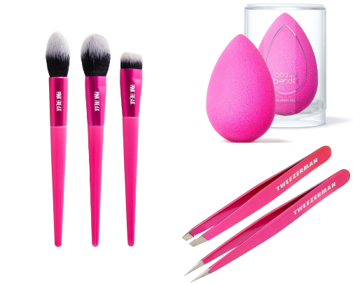 'Going Full Barbie' Make-up Collection cover photo collage