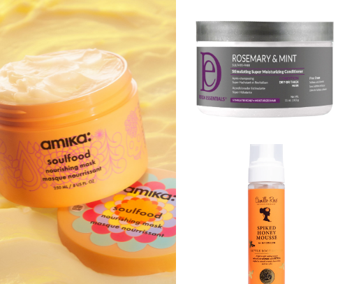 Salon quality results on a budget for curly hair cover photo collage