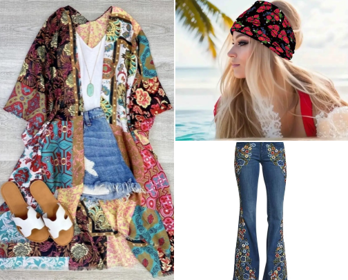 Hippie Clothes I Love cover photo collage