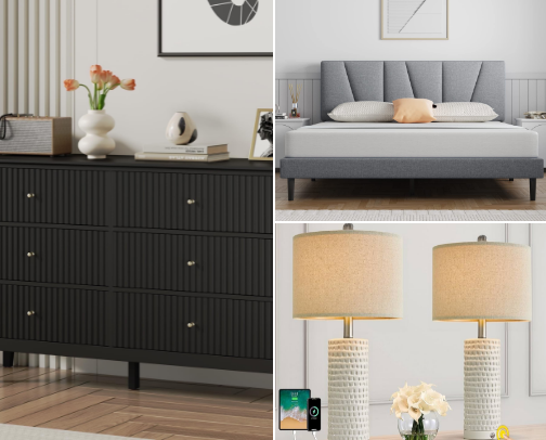 Bedroom cover photo collage