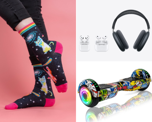 Gift ideas for teens cover photo collage