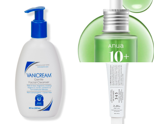 Skin Care Product Recommendations for Sensitive Skin cover photo collage