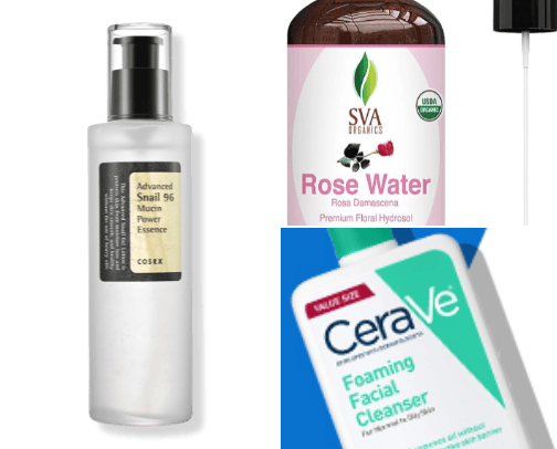 Facial care cover photo collage