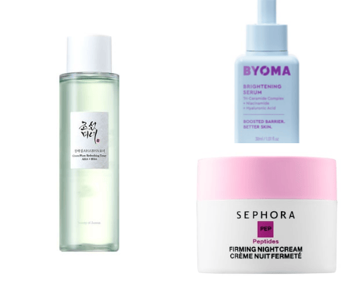 Skincare Favs cover photo collage