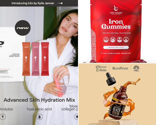 Healthy Girl Wellness & Supplement Finds cover photo collage