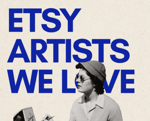 Etsy Artists We Love cover photo collage
