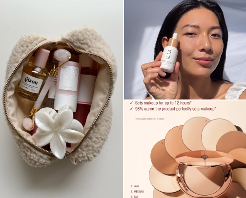Clean Girl Beauty Essentials cover photo collage