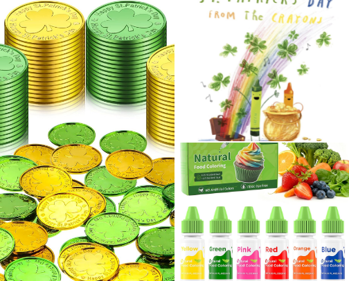 St. Patricks Toddler Supplies cover photo collage