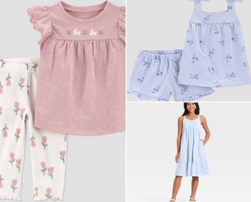 spring & summer littles apparel 👦🏽👧🏻 cover photo collage