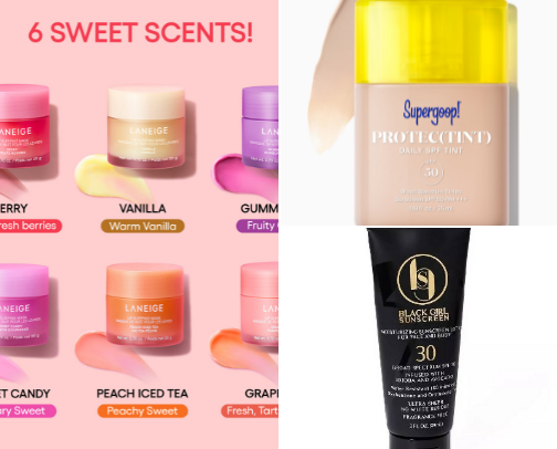 My favorite beauty recs cover photo collage