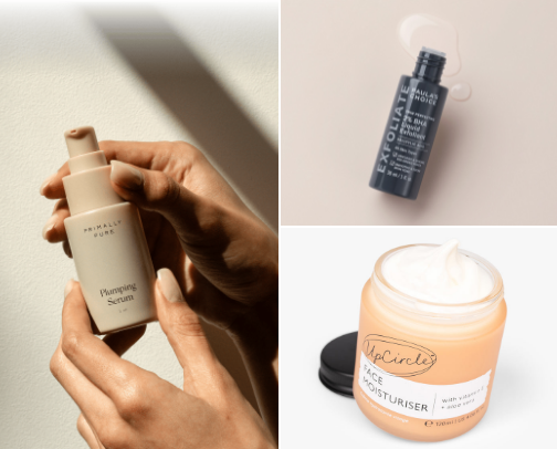 the skincare routine for when your face starts to act it’s age cover photo collage