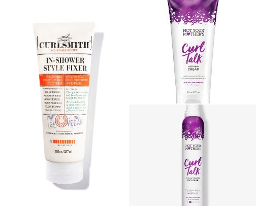 my curly hair routine cover photo collage