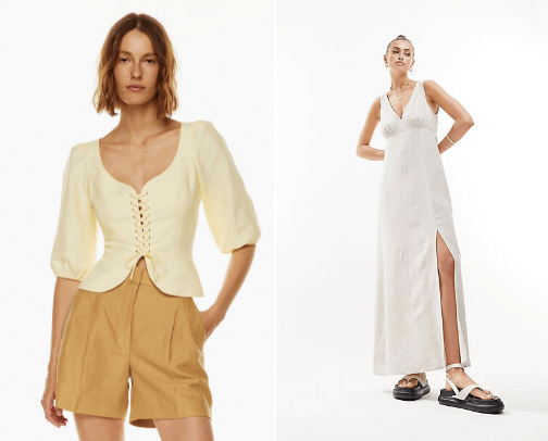 Linen Clothes cover photo collage