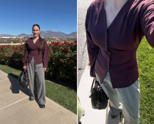 The Fall Edit: Look 06 — Polished in Burgundy cover photo collage