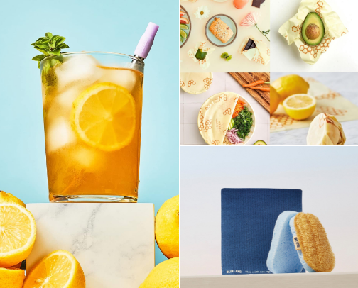 25 Easy Sustainable Swaps for Earth Month (That You'll Actually Use Every Day) cover photo collage