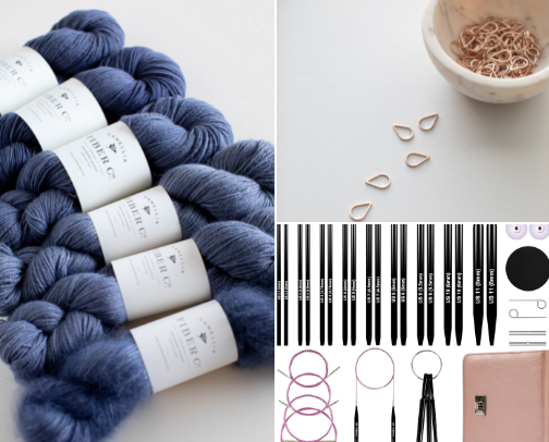 Knit It Out cover photo collage