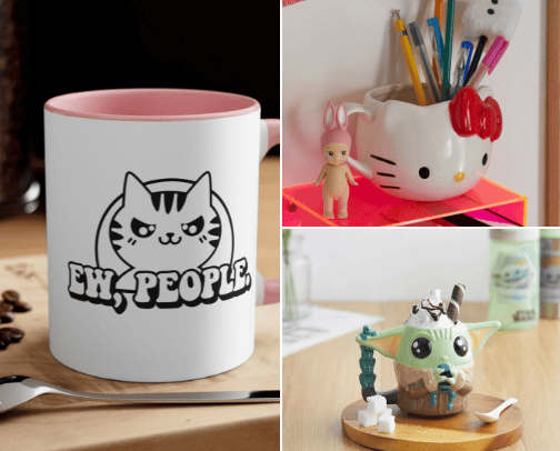 Coffee? Ok but you need these mugs first^ cover photo collage