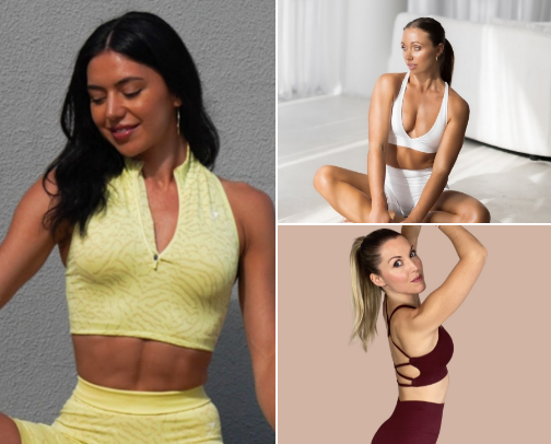 Fave Pilates & Yoga Youtubers For 30+ Girlys ☁️ cover photo collage